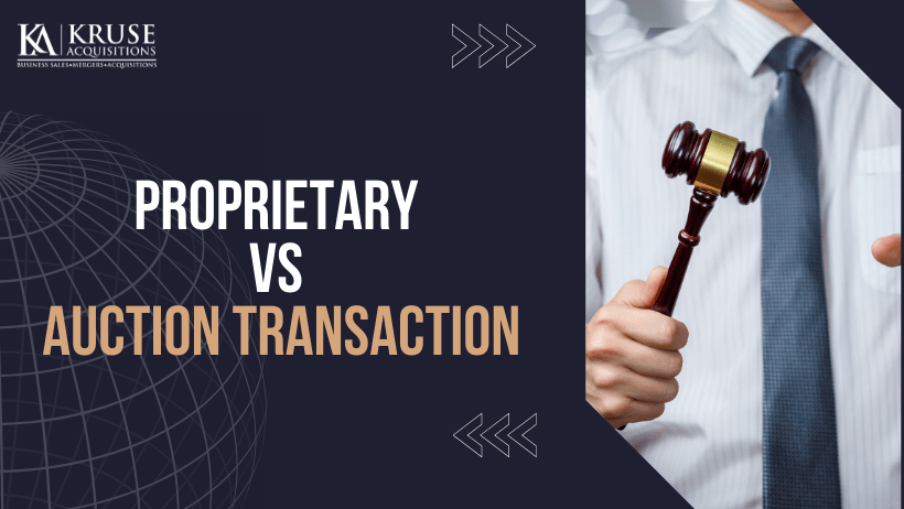 Proprietary vs Auction Transaction