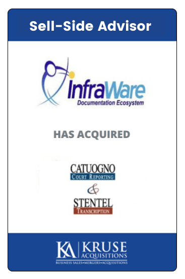 InfraWare acquires Catuogno Court Rpt & Stentel Transcription