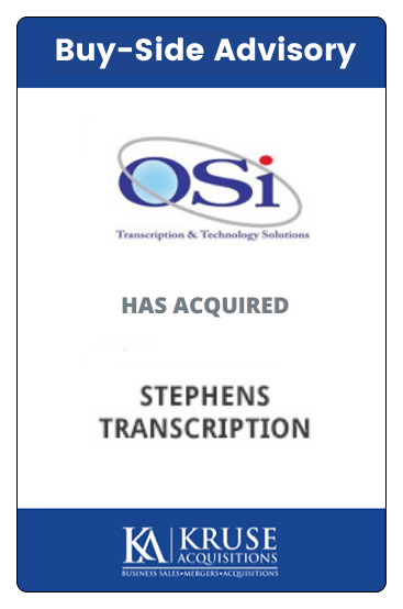 OSi Has Acquired Stephens Transcription
