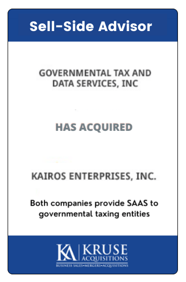 Gov Data Services has acquired Kairos Enterprises, Inc.
