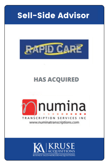 Rapid Care Has Acquired Numina Transcription Services Inc.