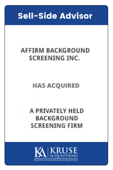 Affirm Background Screening, Inc. Has Acquired