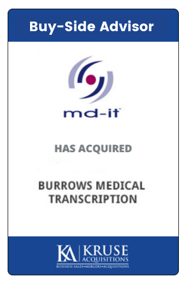 MD-IT Has Acquired Burrows Medical Transcription