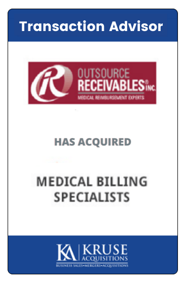 Outsource Receivables has acquired Medical Billing Specialists